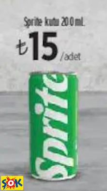 SPRİTE KUTU 200ML
